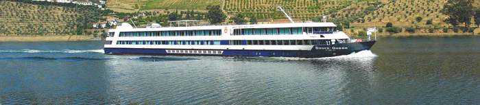 A photo of the Douro Queen cruise ship
